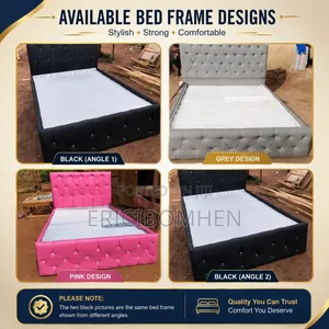 Modern 4x6 Upholstered Bed Frame