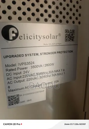 Felicity Solar Inverter