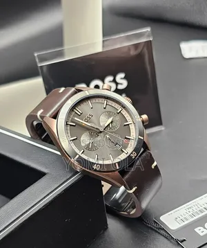 Boss Hugo Chronograph Black Dial Wristwatch Men