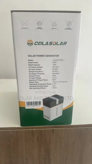 COLA 1000 Solar Neo Generator 300W | Backup Power Solution