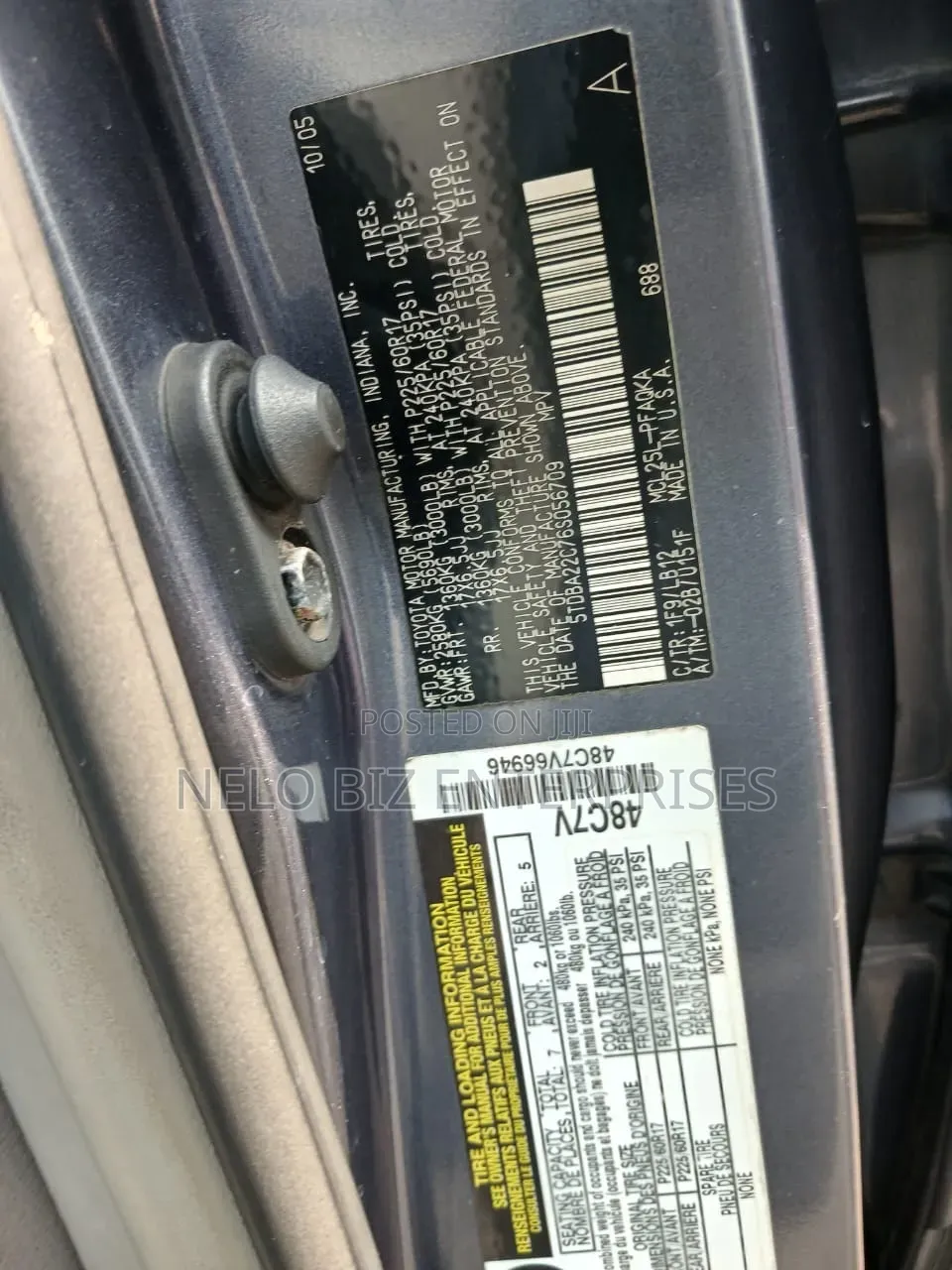 Toyota Sienna 2006 Gray
