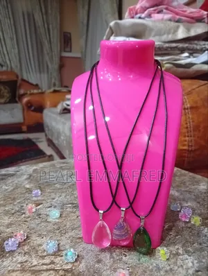 Boho Leather Wired Necklace With Pendant
