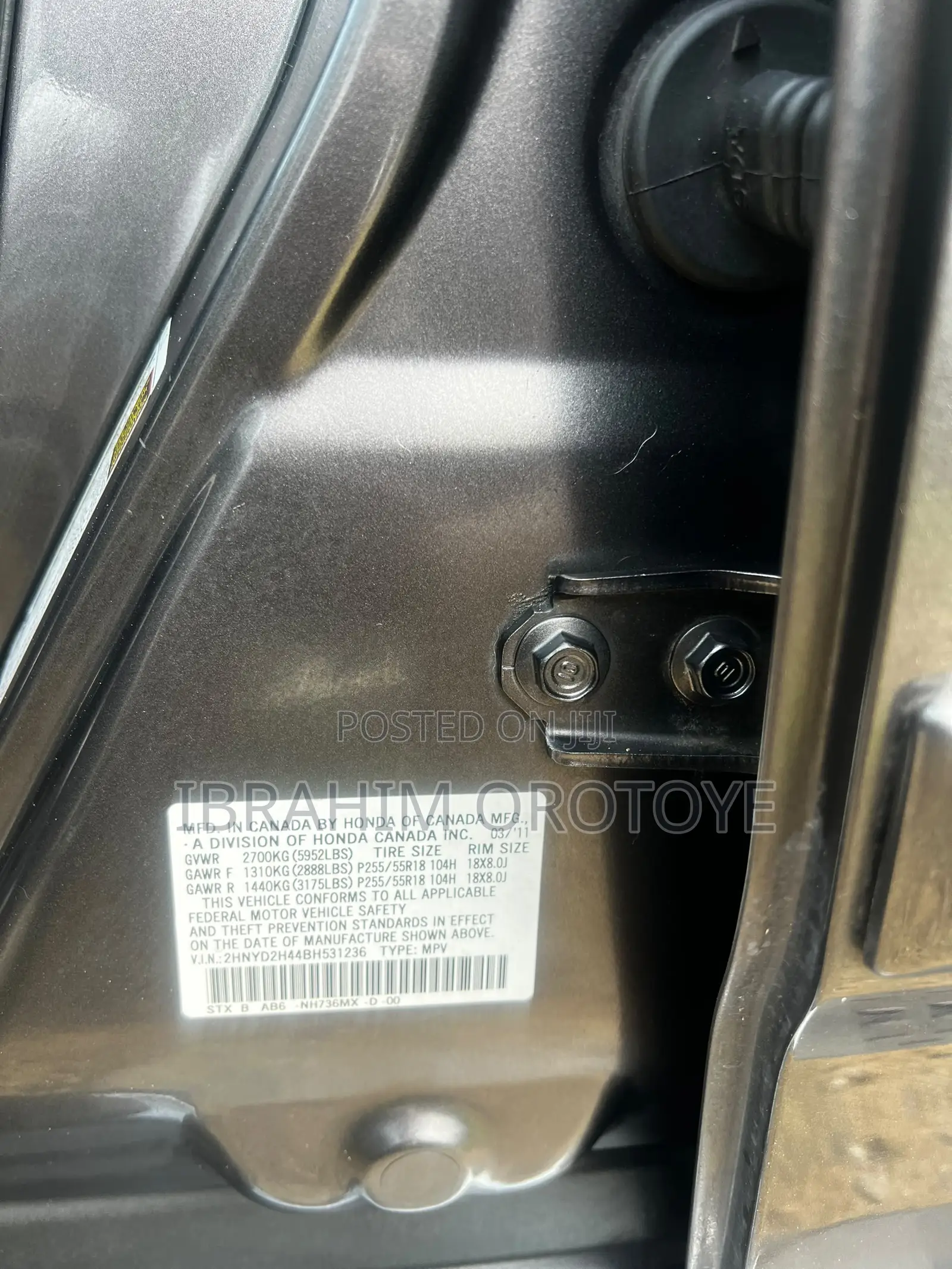 Acura MDX Technology Package SUV AWD (3.7L 6cyl 6A) 2011 Gray