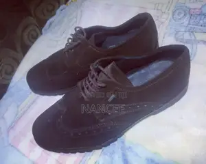Brown Suede Brogue Dress Shoe