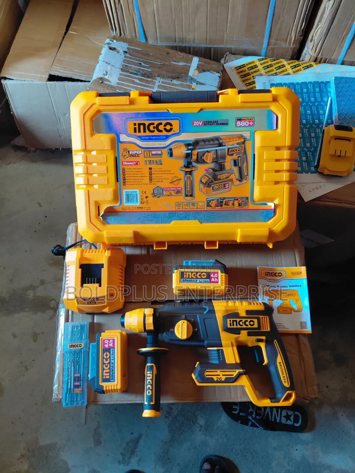 20v Max Rechargable Rotary Hammer Machine