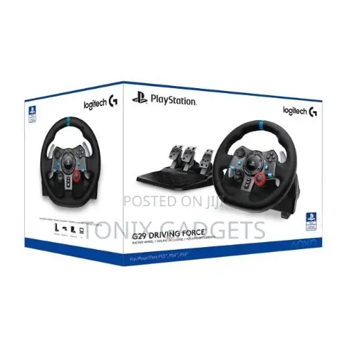 Logitech PlayStation G29 Driving Force Racing Wheel.