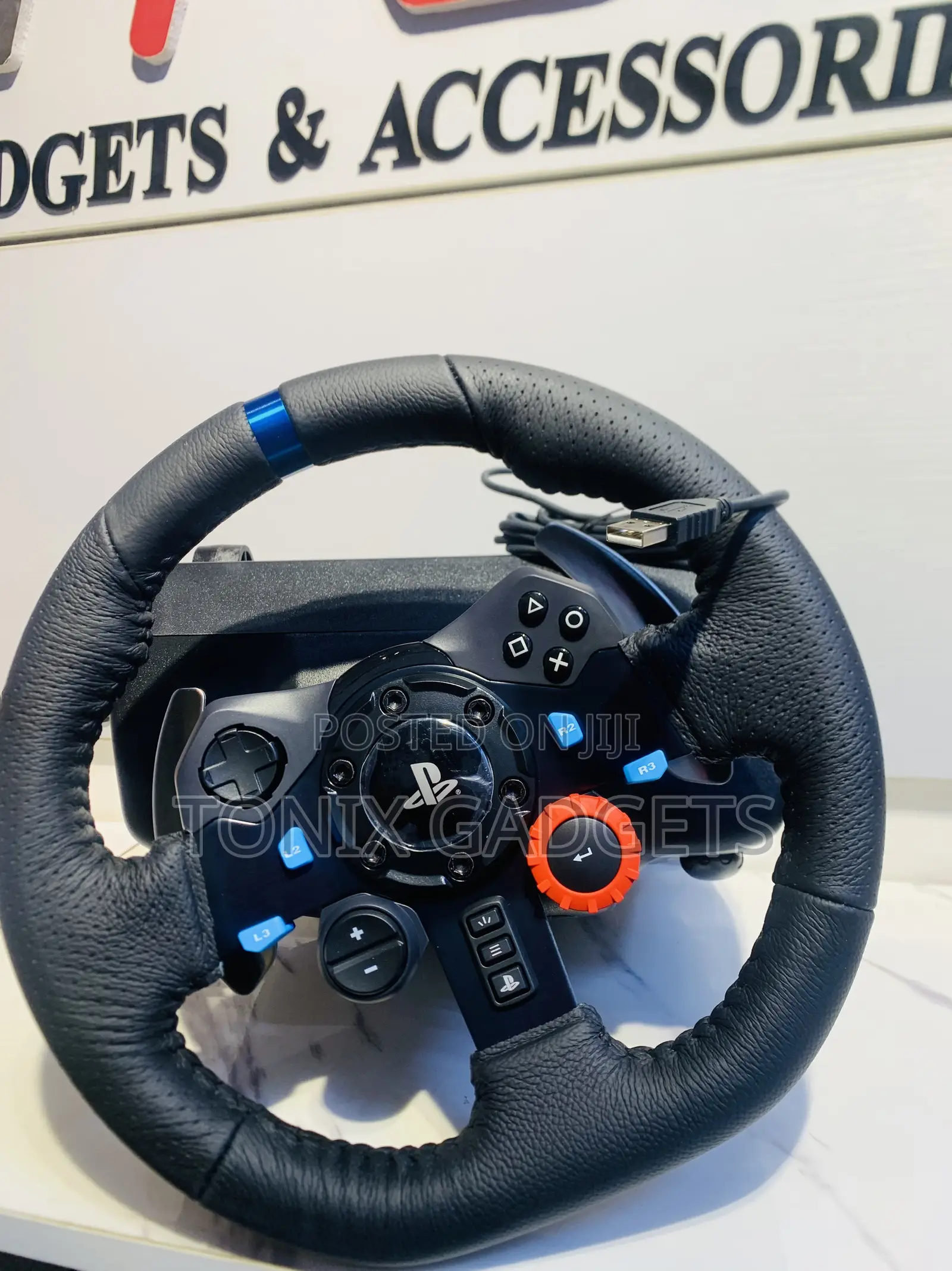 Logitech PlayStation G29 Driving Force Racing Wheel.