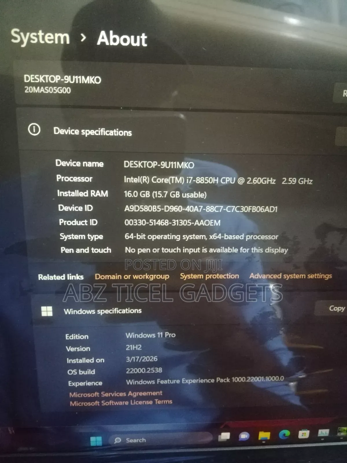 Laptop Lenovo ThinkPad P52 16GB Intel Core i7 SSD 512GB