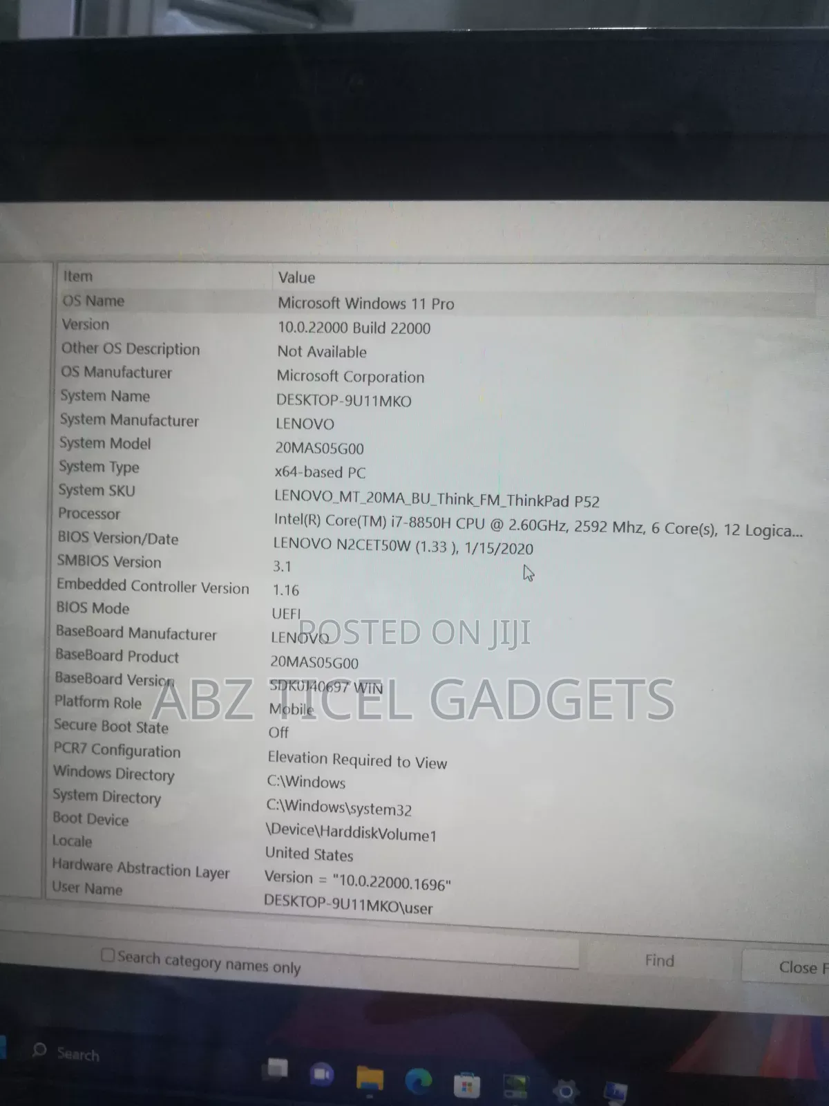 Laptop Lenovo ThinkPad P52 16GB Intel Core i7 SSD 512GB