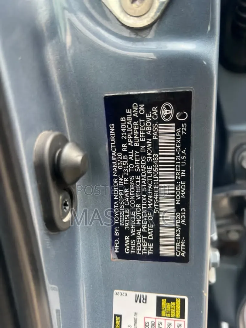 Toyota Corolla 2020 Silver