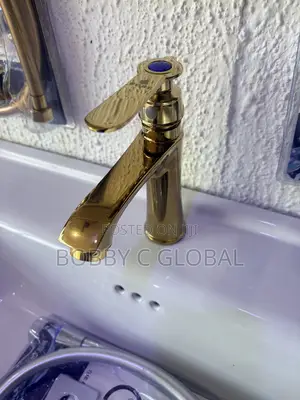 Luxury Gold Brass Basin Tap