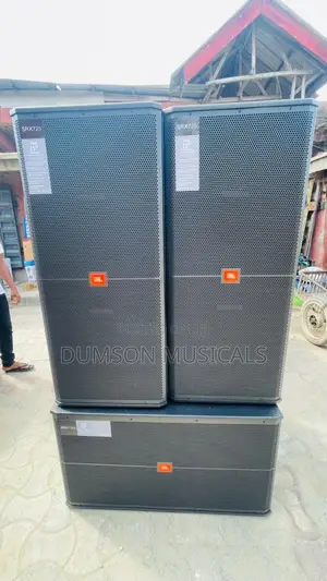 SRX725 JBL Full Range Speakers and SRX718S Single Subwoofer Big Magnet