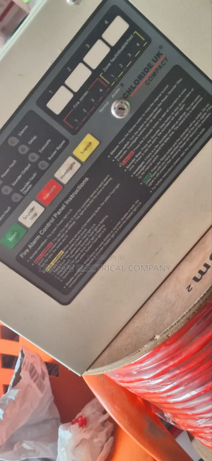 Original Fire Alarm Control Panel 2 Zone