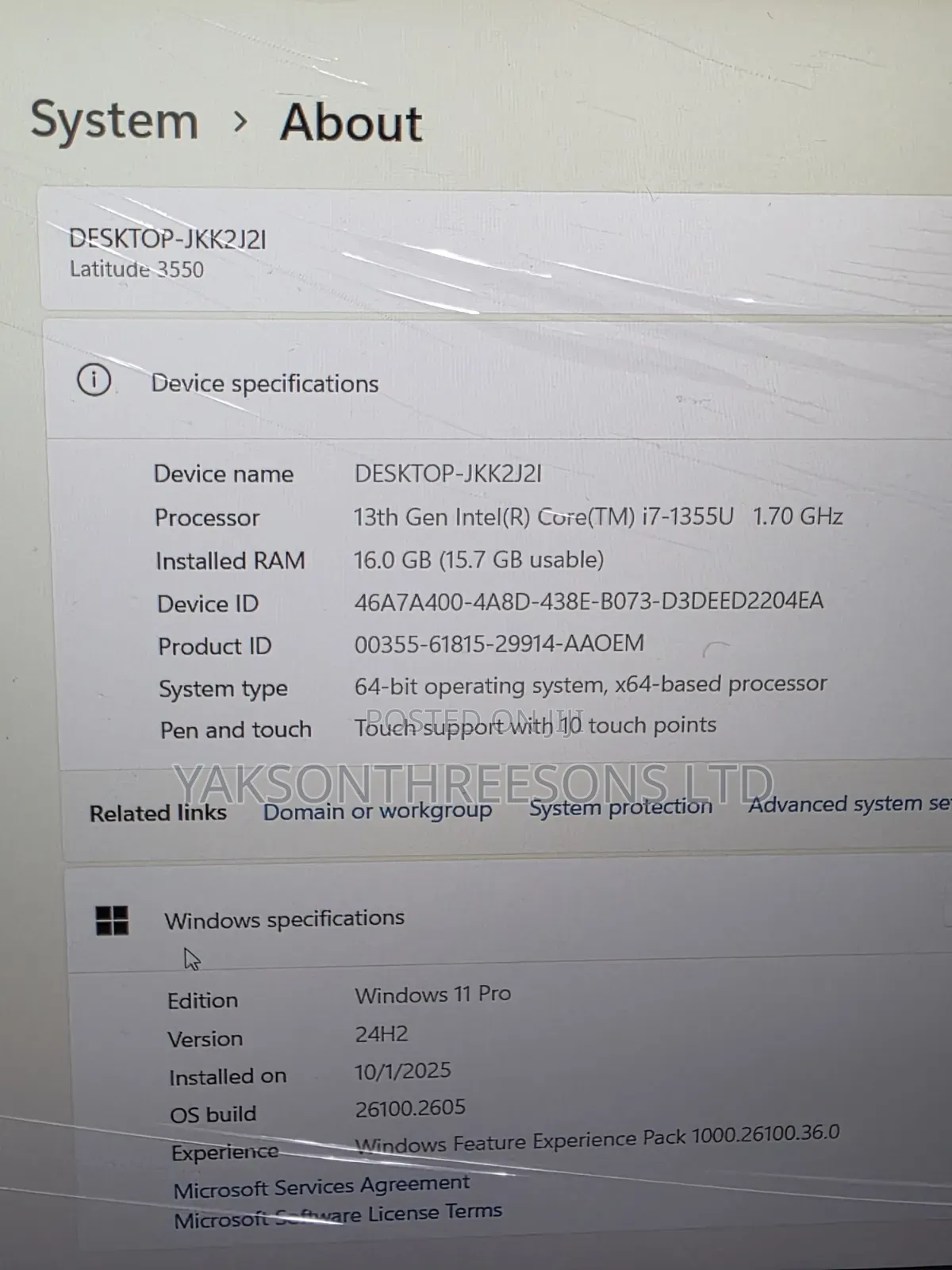 Laptop Dell Latitude 3350 16GB Intel Core i7 SSD 512GB
