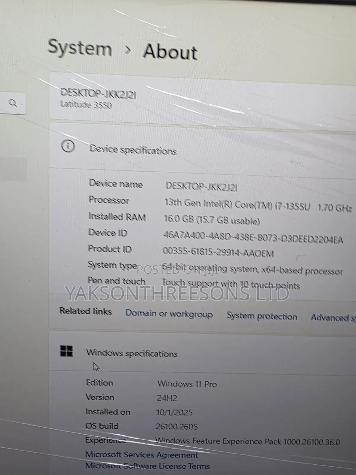 Laptop Dell Latitude 3350 16GB Intel Core i7 SSD 512GB
