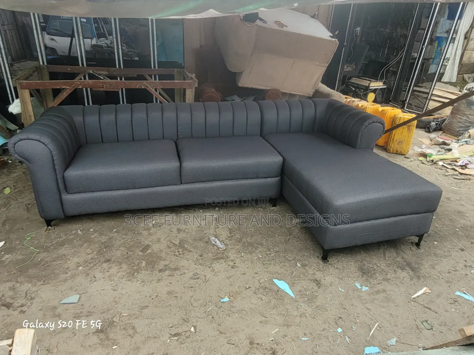Dark Ash Colour L Couch