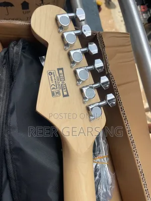 White Fender Stratocaster USA Electric Guitar