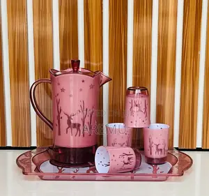 Acrylic Jug and Cup With Tray