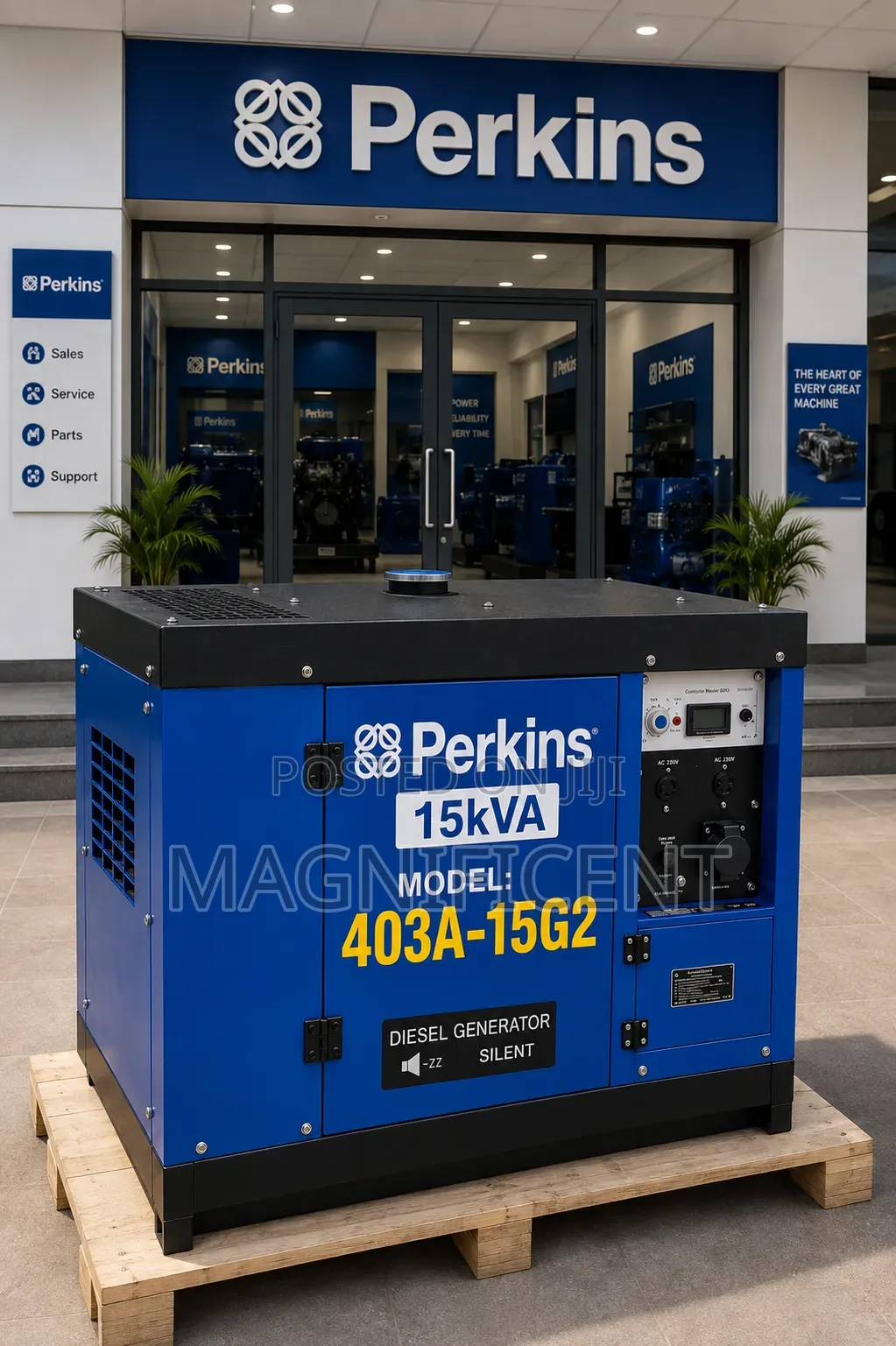Perkins 15kVA Diesel Generator – Model 403a-15g2