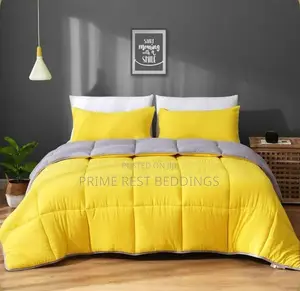 Modern 2 Tone Color Cotton Bedding Set