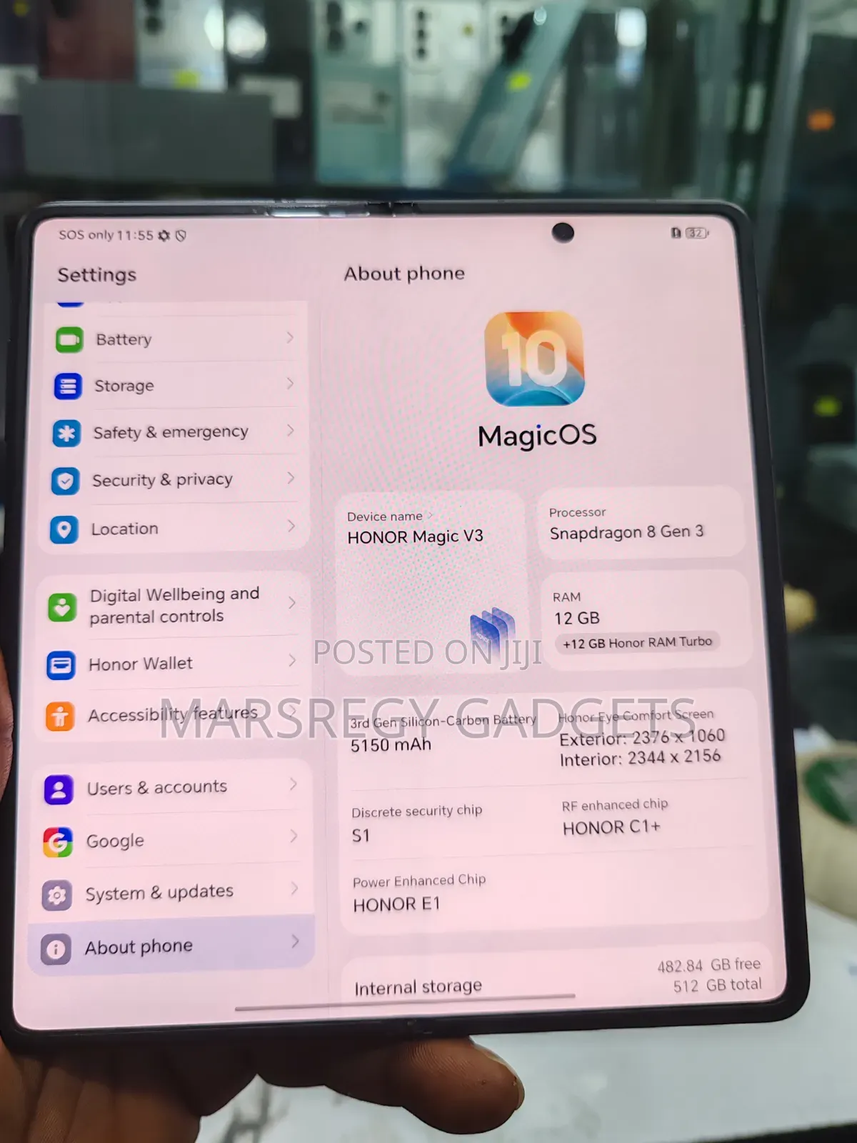 Honor Magic V3 512 GB Green