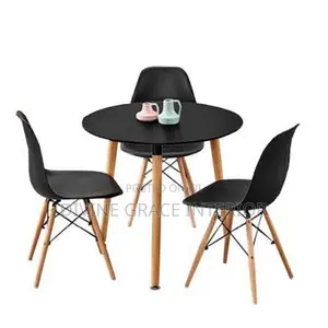 Generic Round Beechwood Dining Set