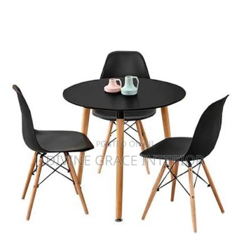 Generic Round Beechwood Dining Set