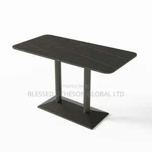 Modern Marble-Top Dining Table