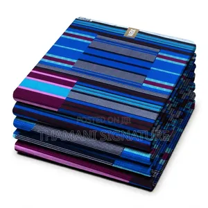 6yrds Premium Ankara Aso Oke Print Fabrics - 100% Cotton Material