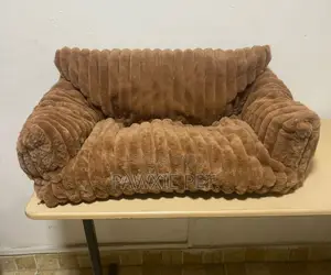Short Fur Stripe Sofa Bed 76cm(m)