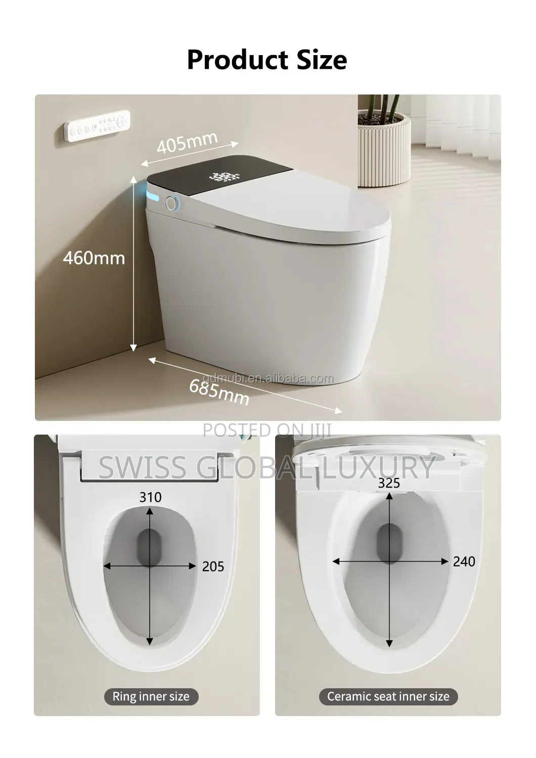 Smart Sensor Wc With Remote Control System