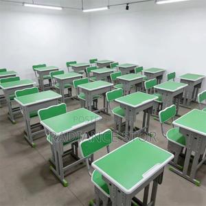 Quality Height Adjustable Metal Morden Students Writing Desk Chair