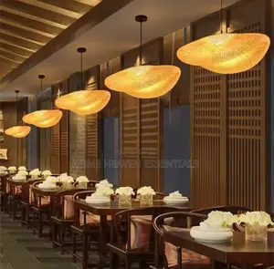 Handmade Rattan Woven Pendant Restaurant Dropping Light