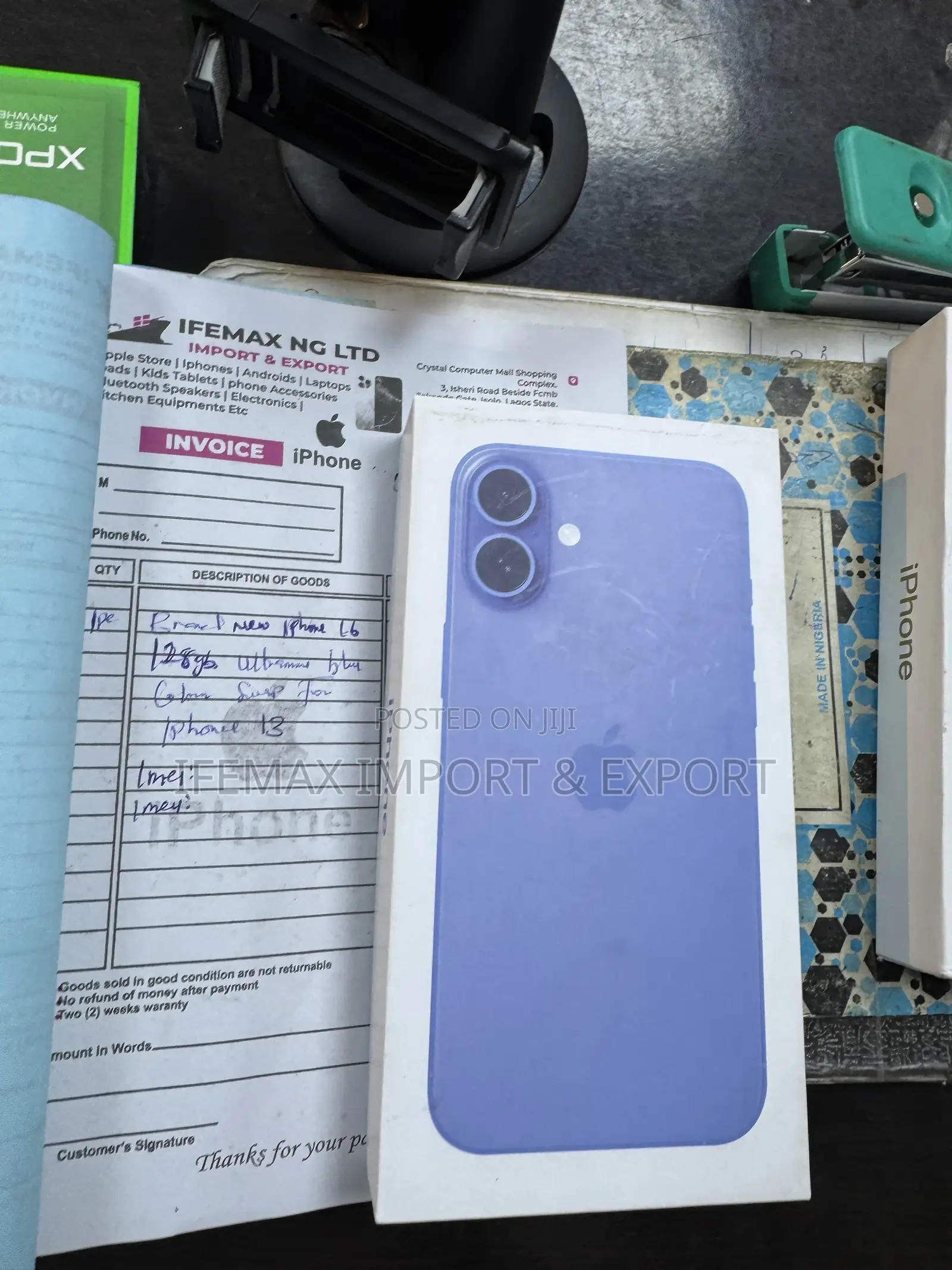 New Apple iPhone 16 Plus 128 GB Blue