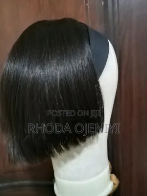 8 Inches Band Bone Straight Wig