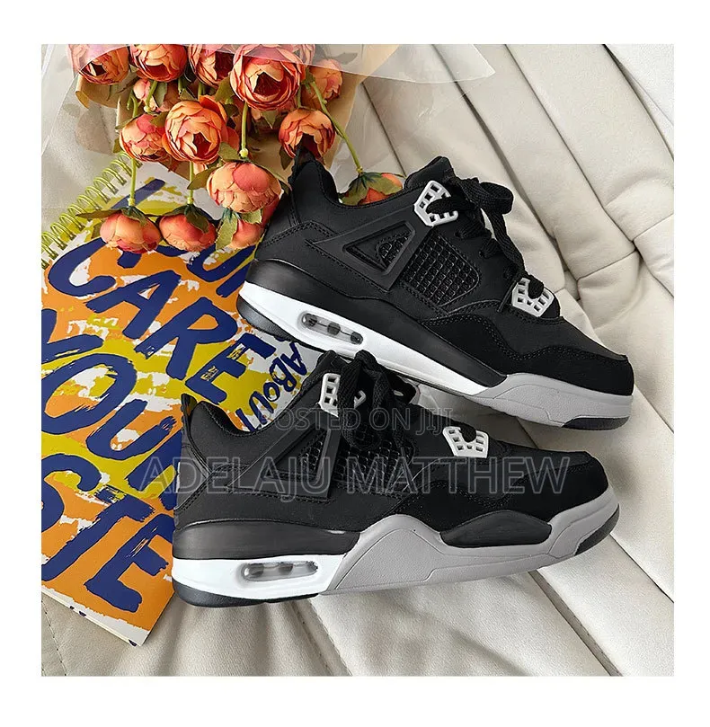 Air Jordan 4 Retro Se Black Canvas