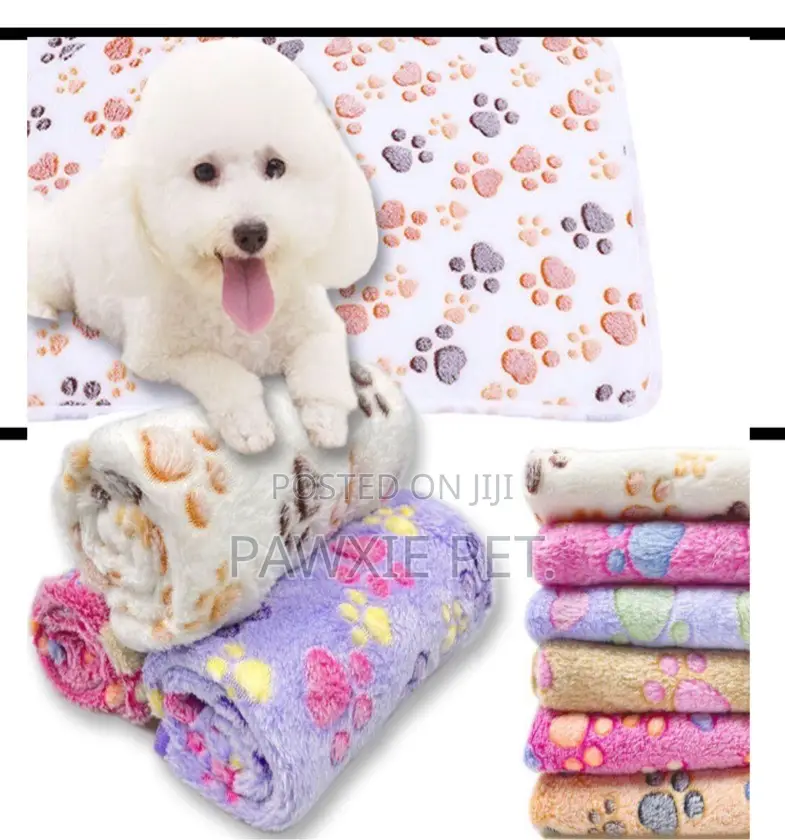 Paw Print Pet Blanket