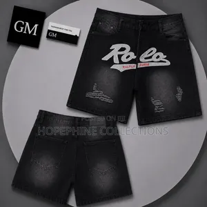Premium High-Quality Luxury Baggy Short Jeans for Men