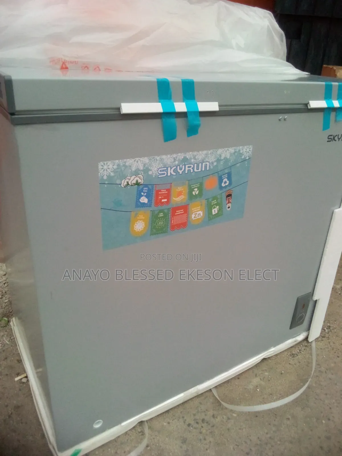 Skyrun Deep Freezer BD 200 Original Product Cooper Fast Cooling