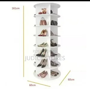 7 Layer 360 Rotating Shoe Rack