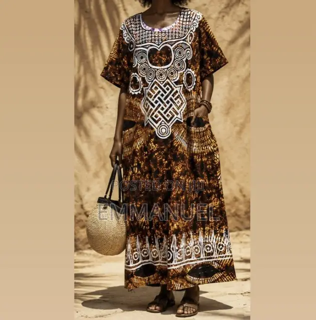 Royal Ankara Maxi Gown