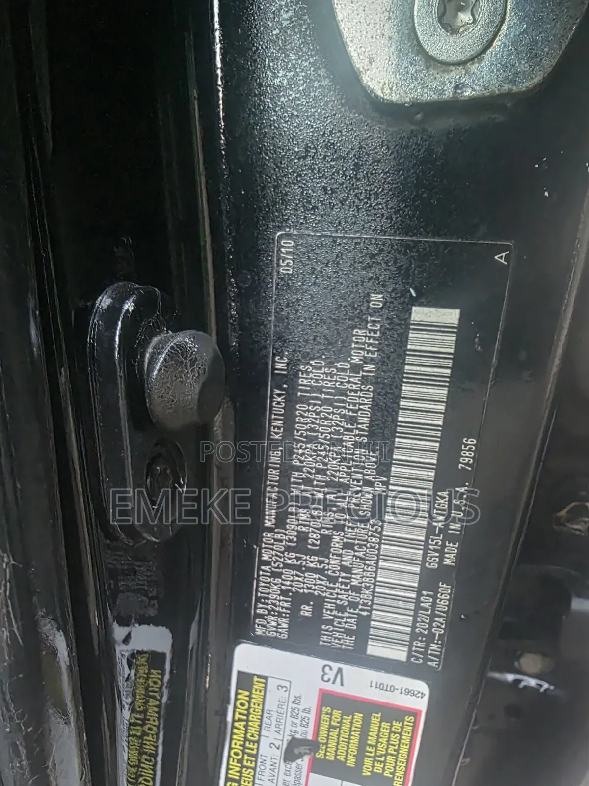 Toyota Venza 2011 Black