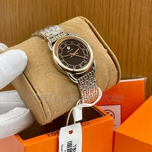 Tory Burch Quality Luxury Men Chain Strap Wristwatch