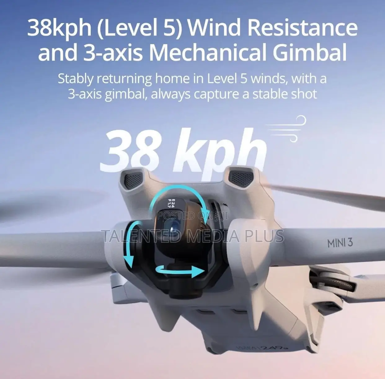 DJI Mini 3 (DJI RC),Lightweight 3x Gimbal Camera Drones ,GPS