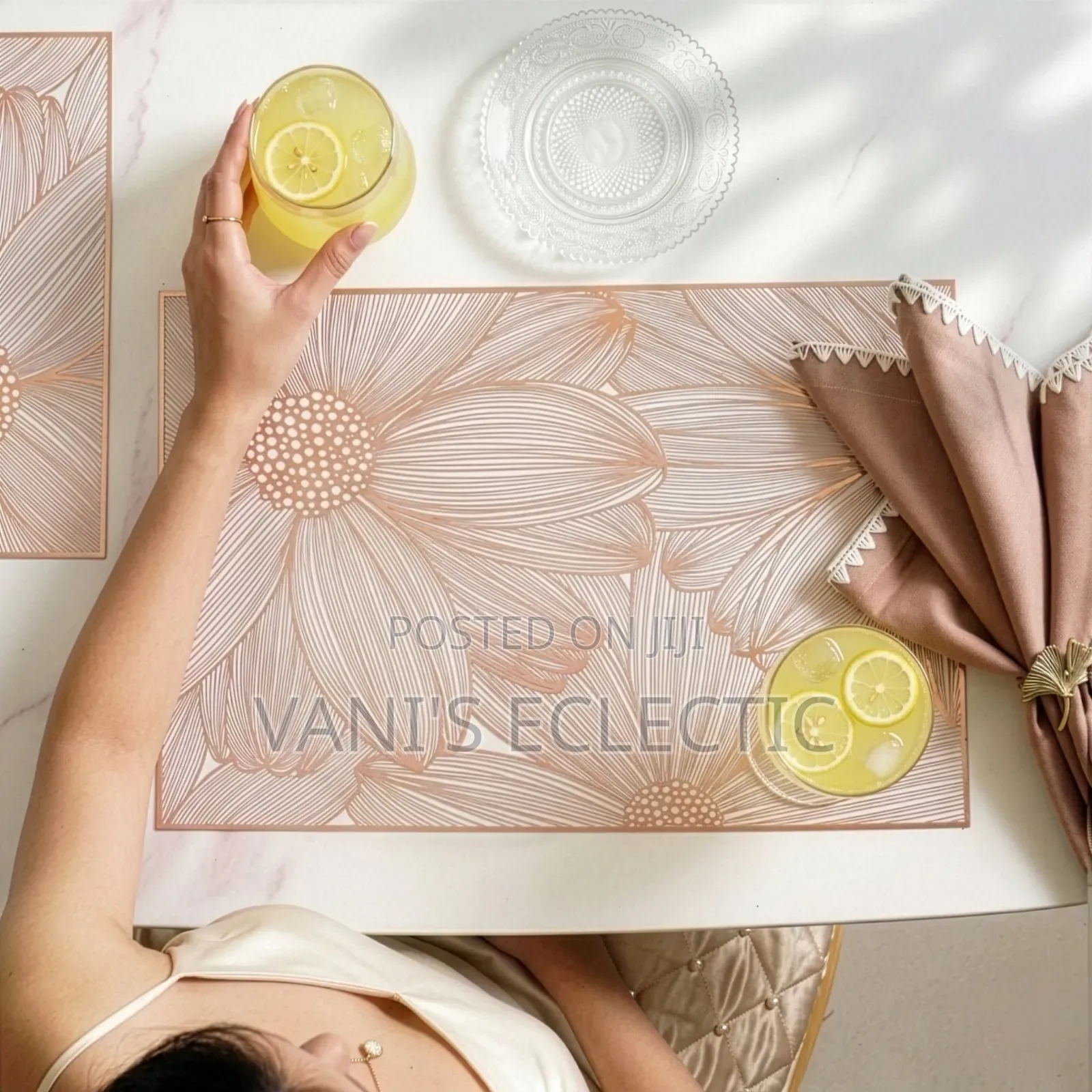 18 by 12 Inches Rectangular Placemats/Table Mats