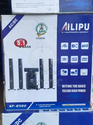 Original Ailipu 5 in 1 Bluetooth USB Home Theater System 5speaker 1sub