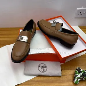*Hermes Cooprate Shoe With Buckle ; Now Available “Brown”
