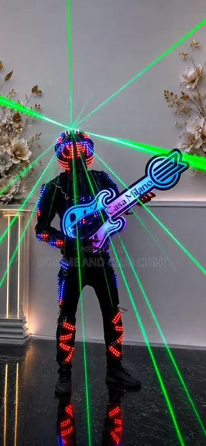 Customized LED SUIT With Laser + GUITAR Presenter COMBO
