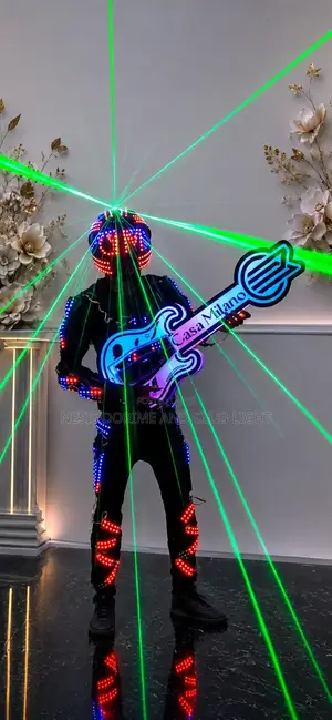 Customized LED SUIT With Laser + GUITAR Presenter COMBO