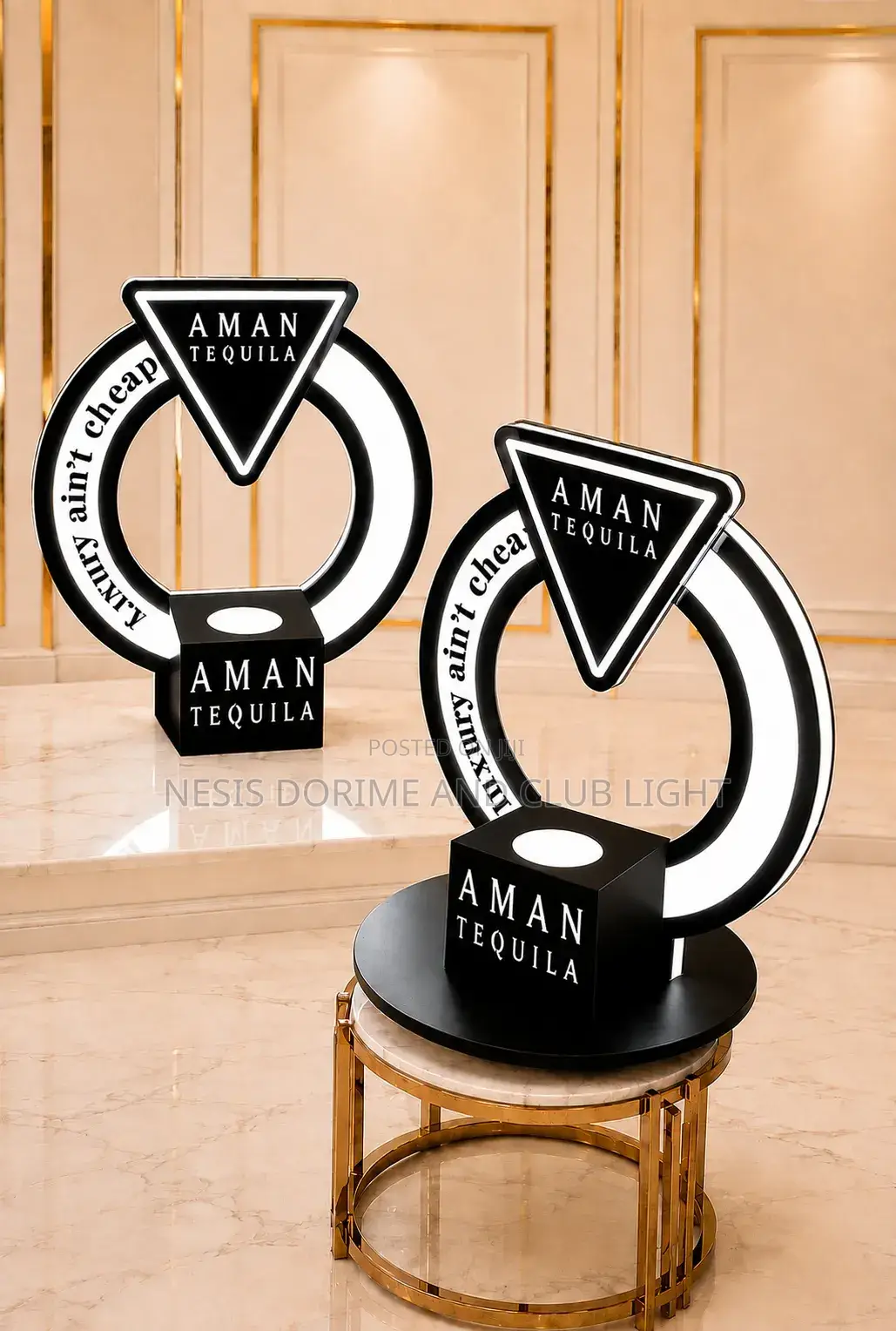 Aman Tequila Bottle Presenter